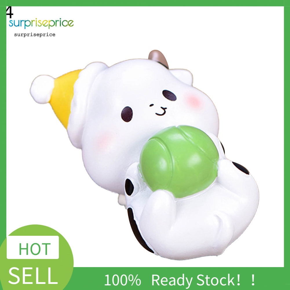 Phụ Kiện Trang Trí Vườn Hình Bò Sữa Hoạt Hình Bằng Nhựa Resin Dễ Thương DIY