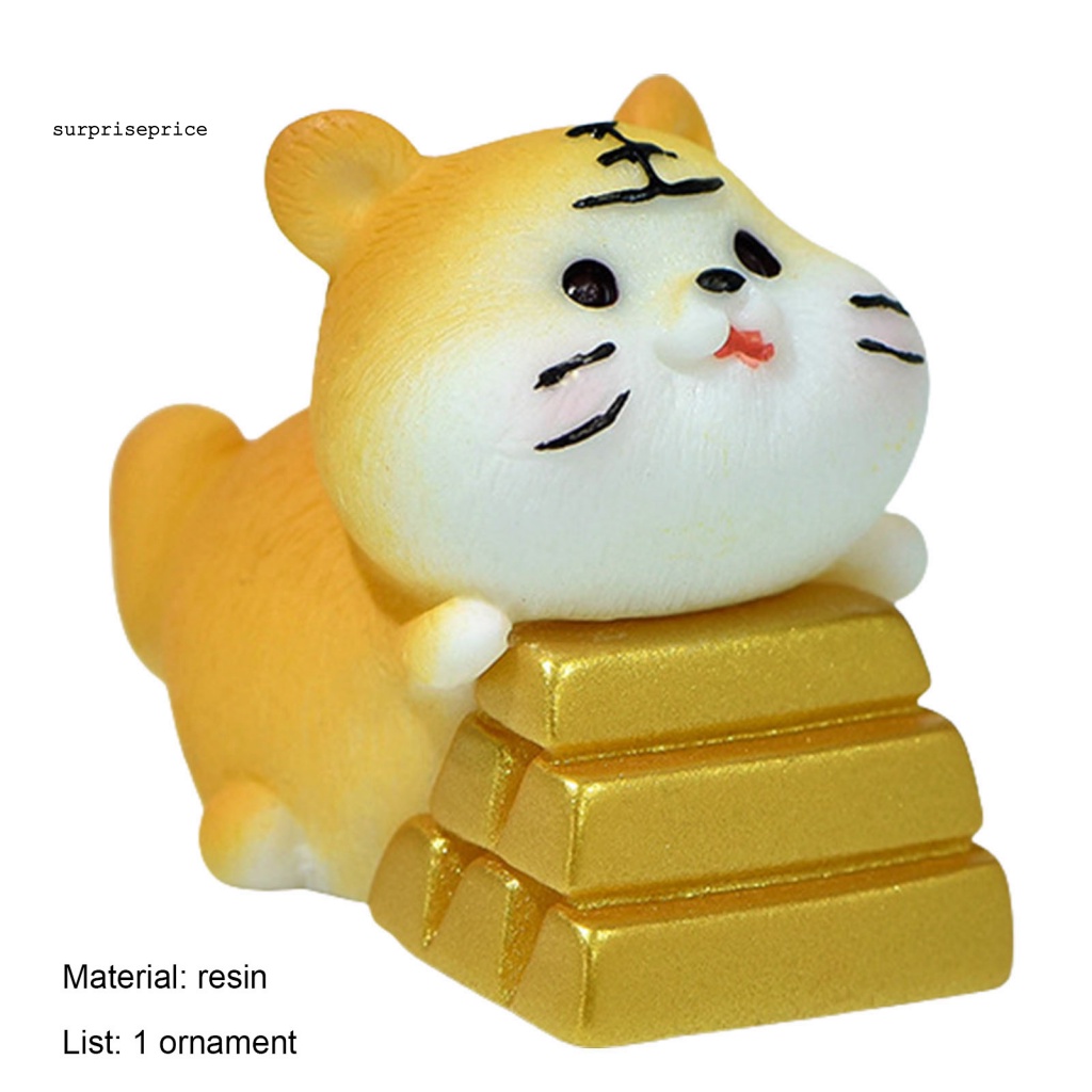 Mô Hình Hổ Bằng Nhựa Resin Dễ Thương Dùng Trang Trí Phòng Khách