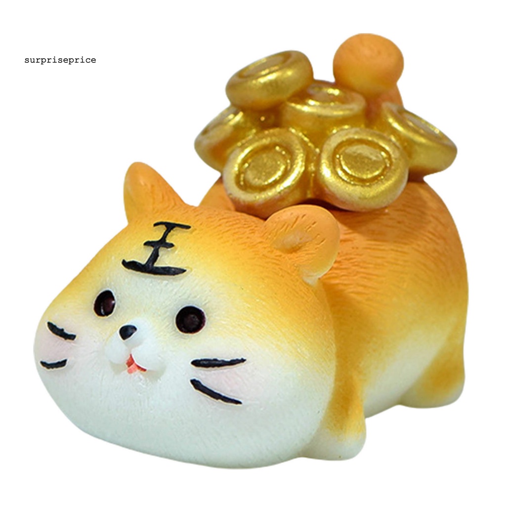 Mô Hình Hổ Bằng Nhựa Resin Dễ Thương Dùng Trang Trí Phòng Khách