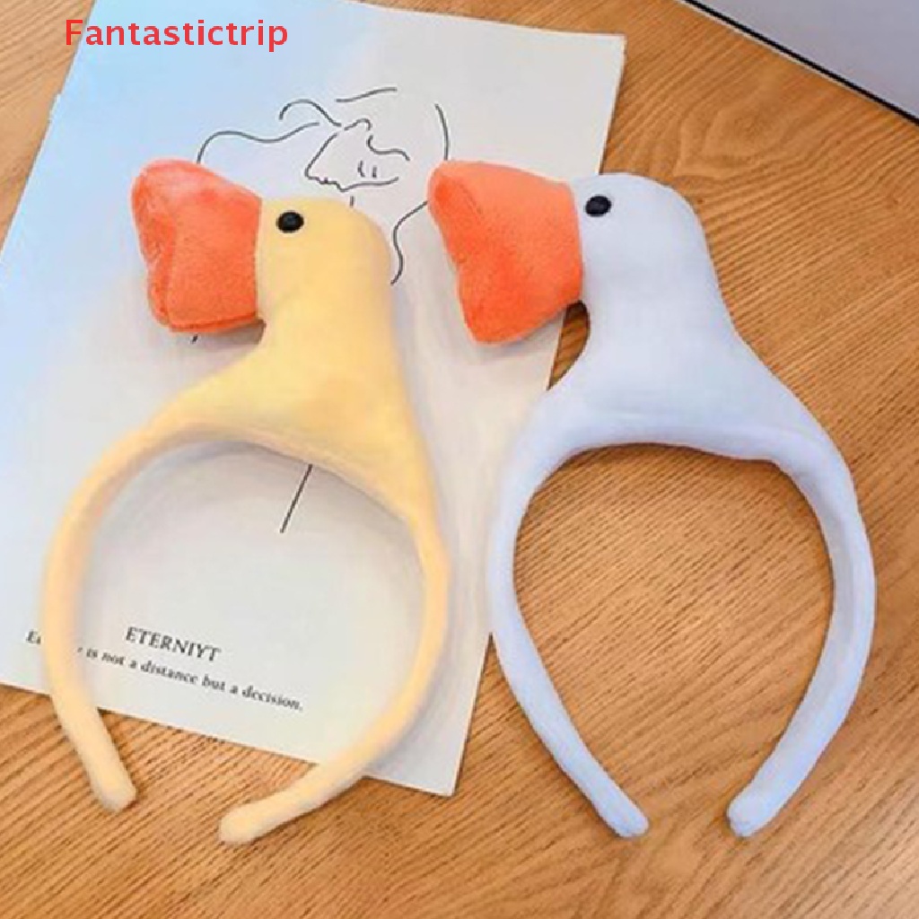 Băng Đô Cài Tóc Rửa Mặt Hình Chú Vịt Cỡ Lớn Vui Nhộn Cho Bé Gái