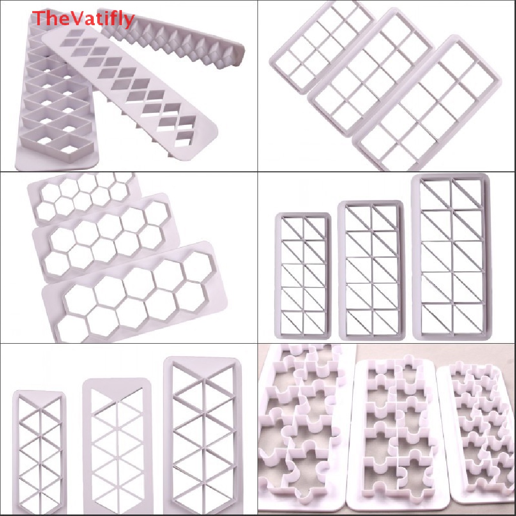 Set 3 Khuôn Cắt Tạo Hình Trang Trí Bánh Tiện Lợi