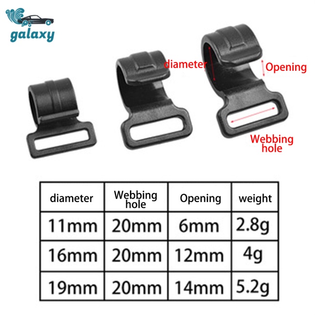 Galaxy Kẹp Nhựa Chữ C Cố Định Lều Cắm Trại Tiện Dụng