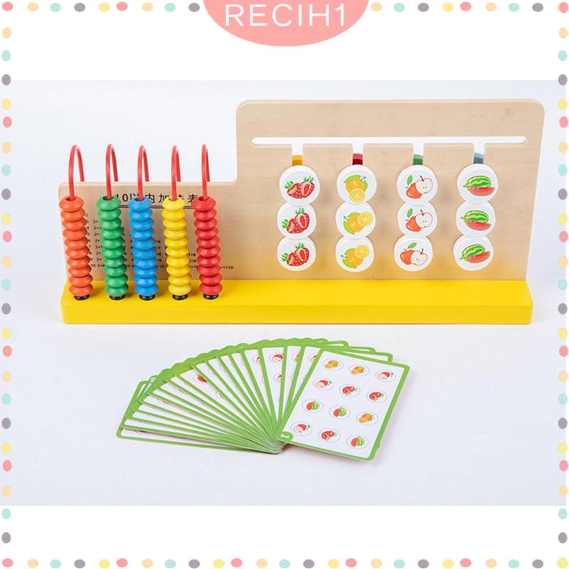 Bàn Tính Hạt Xếp Hình Dạng Trượt Độc Đáo Cho Trẻ Mẫu Giáo