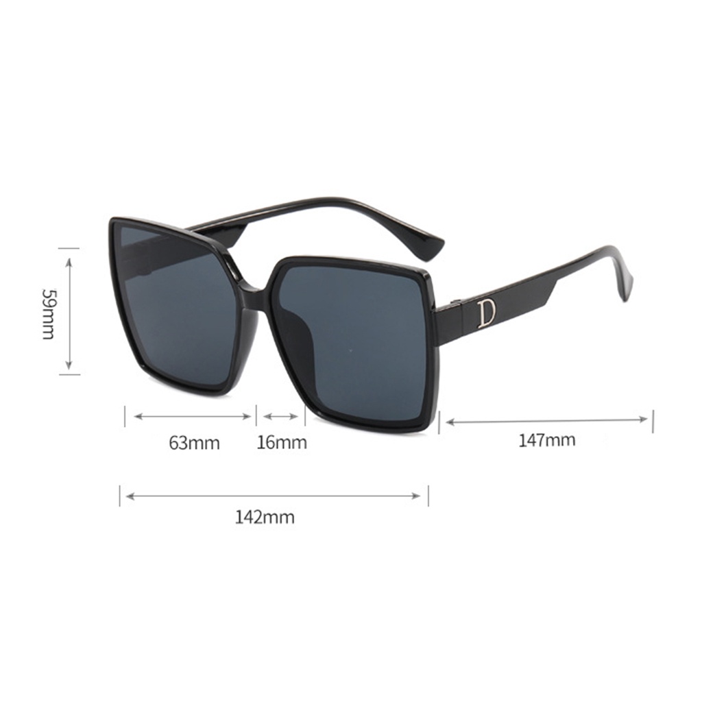 Kính Mát Gọng Lớn Bảo Vệ Mắt Thời Trang Unisex