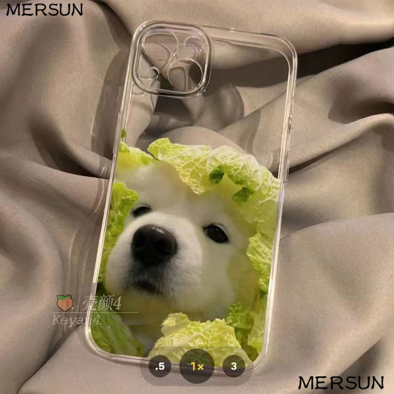 ✅Ốp Điện Thoại Silicon Chống Sốc Họa Tiết Chú Chó Dễ Thương Dành Cho Iphone 12 11 / 13 8P 14 Pro Xs max