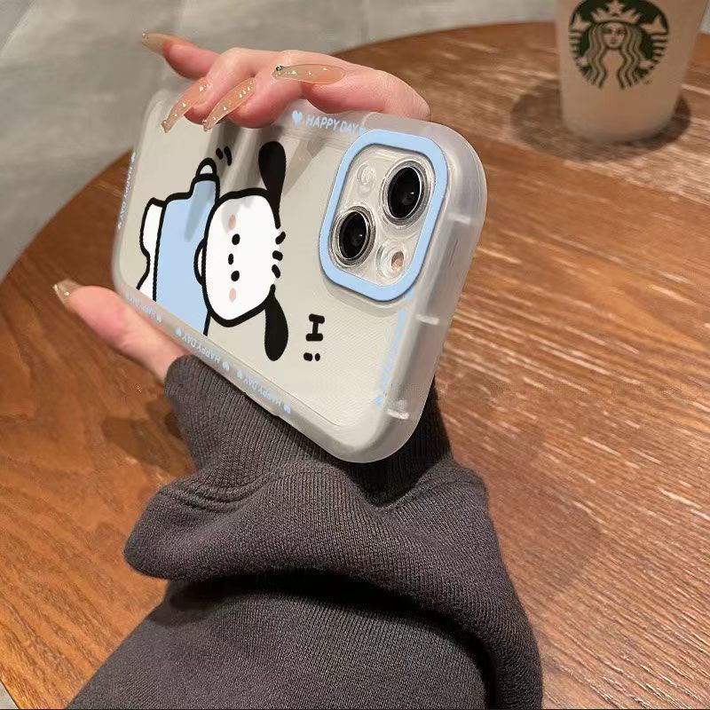 ✅Ốp Điện Thoại Trong Suốt Họa Tiết Chú Cún Dễ Thương Cho Iphone Xr promax / 12 Iphonepro14Plus13 7 LNW3