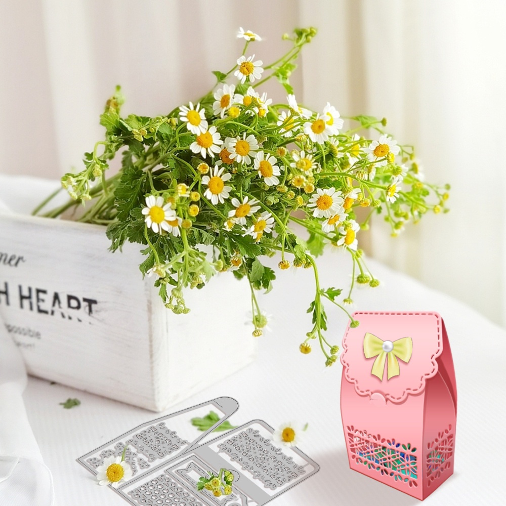 Set 1 / 4 Khuôn Cắt Giấy Bằng Thép Carbon 4 Kiểu Trang Trí Album Ảnh DIY