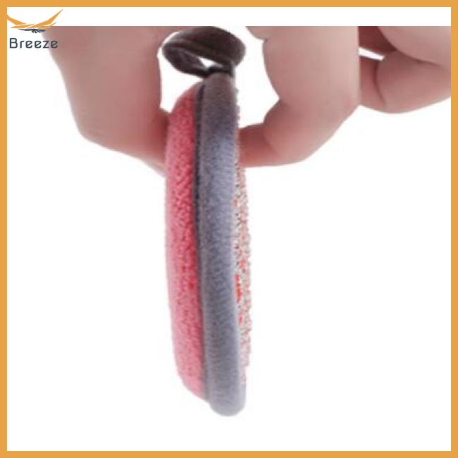 Miếng Mút Rửa Chén Hình Tròn Hai Mặt (Màu Sắc Ngẫu Nhiên)