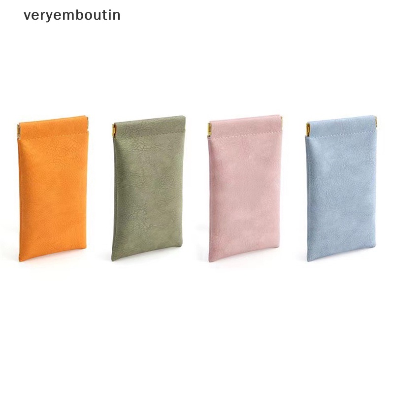 Túi Đựng Mắt Kính Bằng Da PU Mềm Màu Trơn Chống Nước