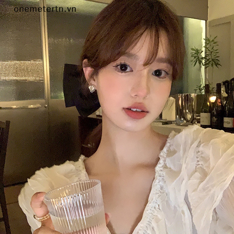 Bông Tai Hình Trái Tim Phong Cách Vintage Dành Cho Nữ