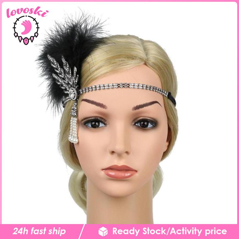 Băng Đô Lông Vũ Phong Cách 1920s