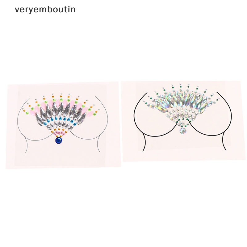 Miếng Dán Ngực Đính Hạt Kim Cương Pha Lê Lấp Lánh