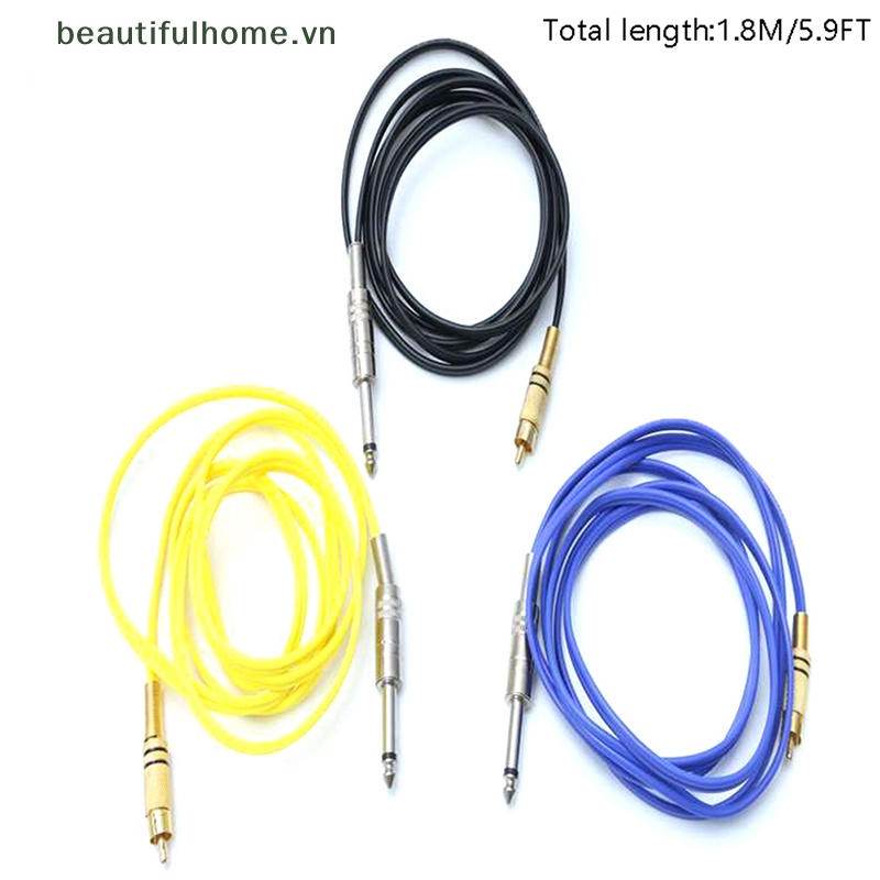 Phích Cắm Phono RCA Bằng Silicon Tiện Dụng Cho Máy Xăm