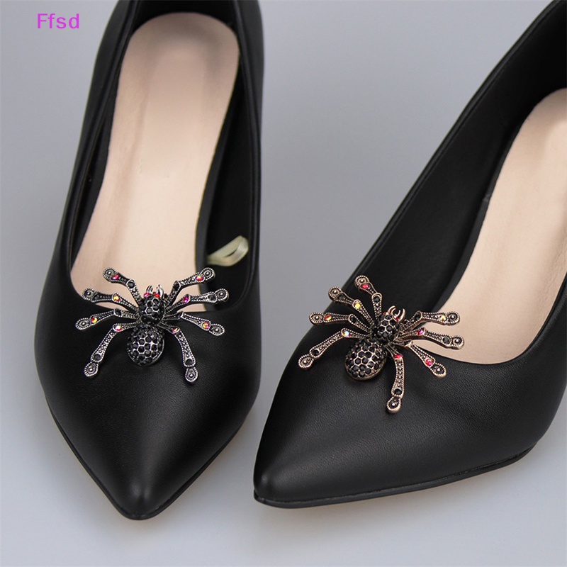 {Ffsd} Phụ Kiện Khóa Giày Hình Nhện Thời Trang Trang Trí Cho Nữ * Bán Chạy