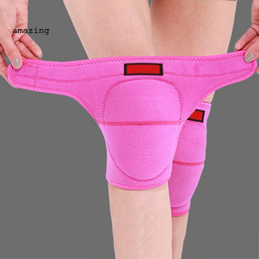 Set 2 Đệm Bảo Vệ Đầu Gối Dày Dặn Giữ Ấm Chống Trượt Khi Chơi Thể Thao Ngoài Trời