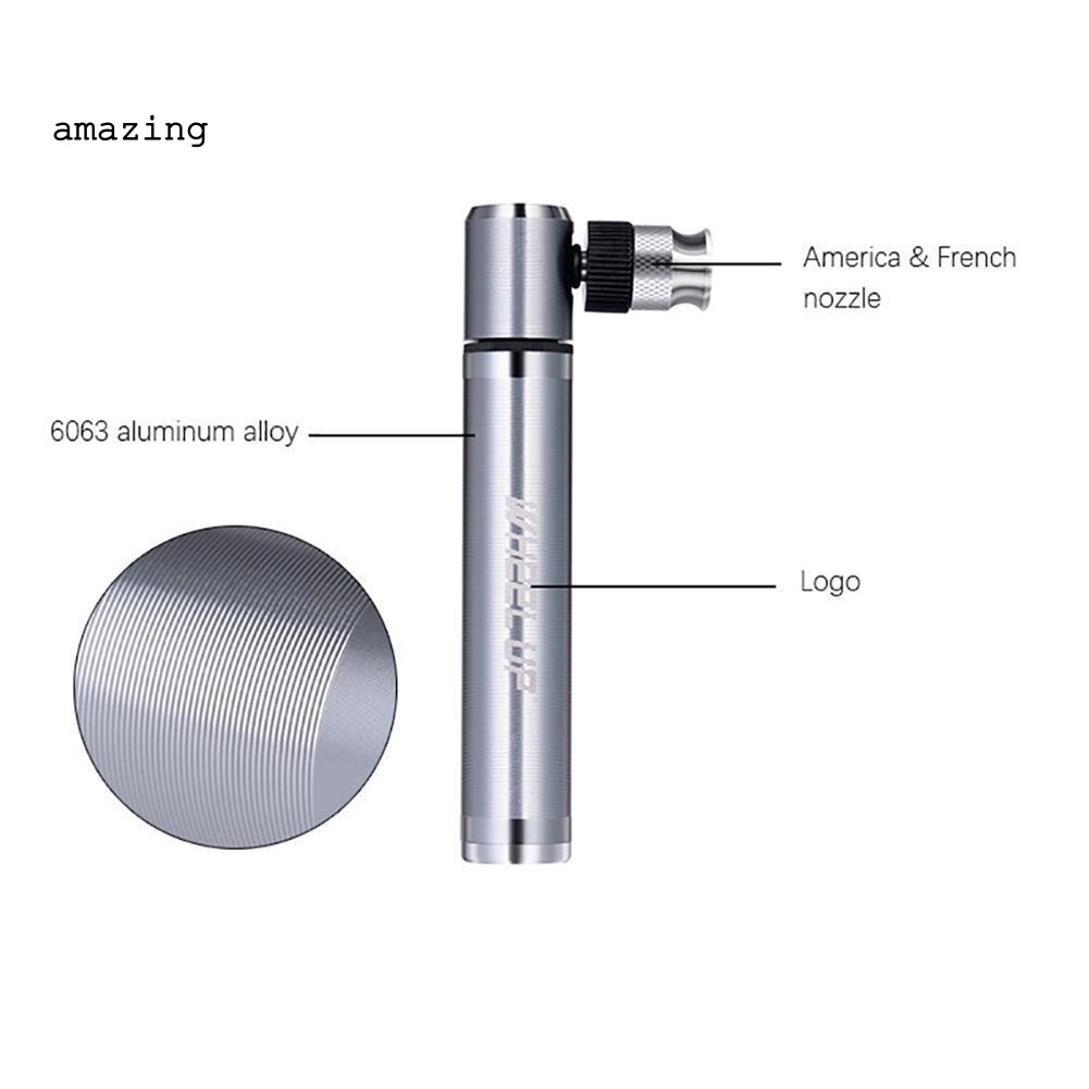 Ống Bơm Xe Đạp / Bóng Đá Mini Bằng Hợp Kim Nhôm 160PSI