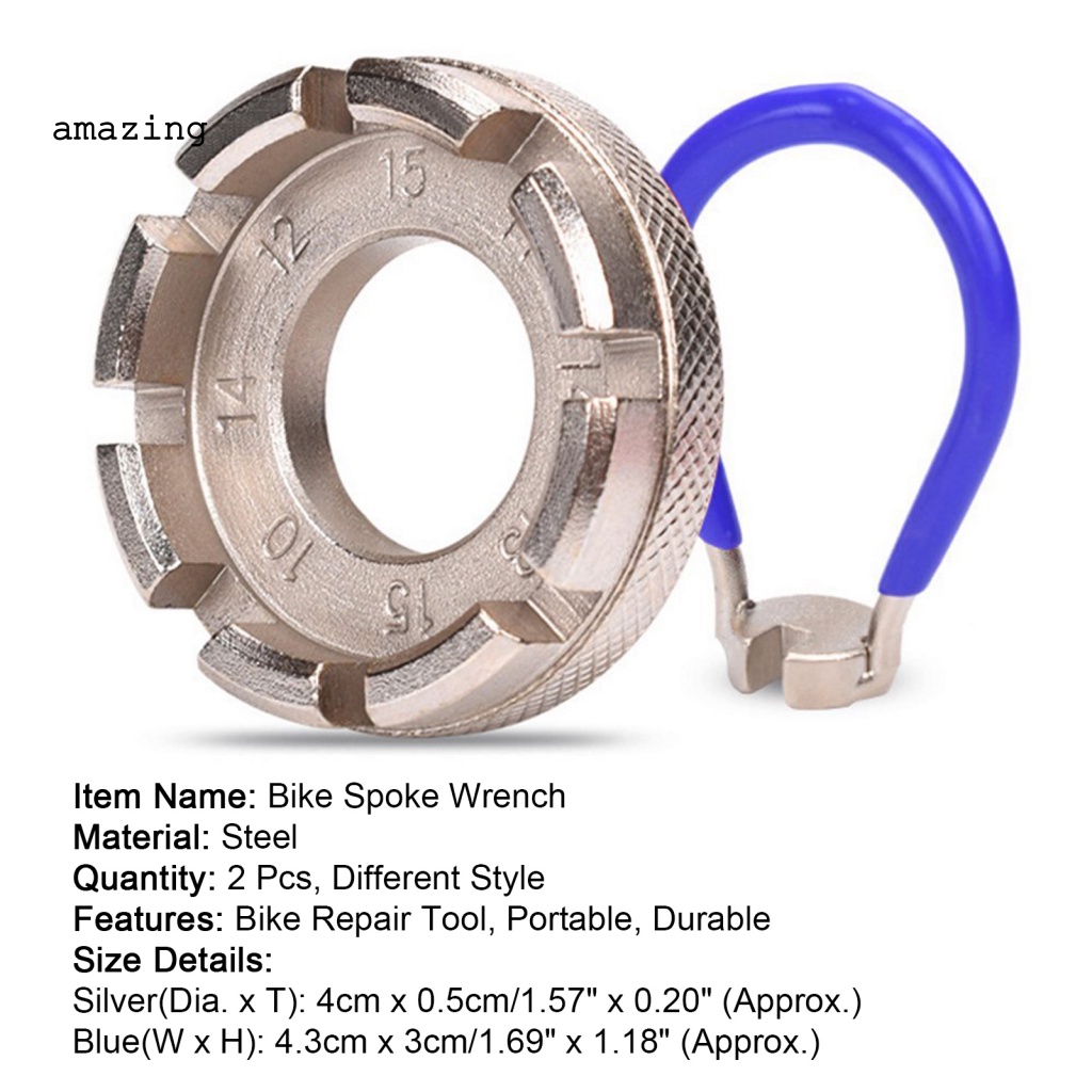 Bộ Cờ Lê Điều Chỉnh Vành Xe Đạp Bỏ Túi 6 Trong Một