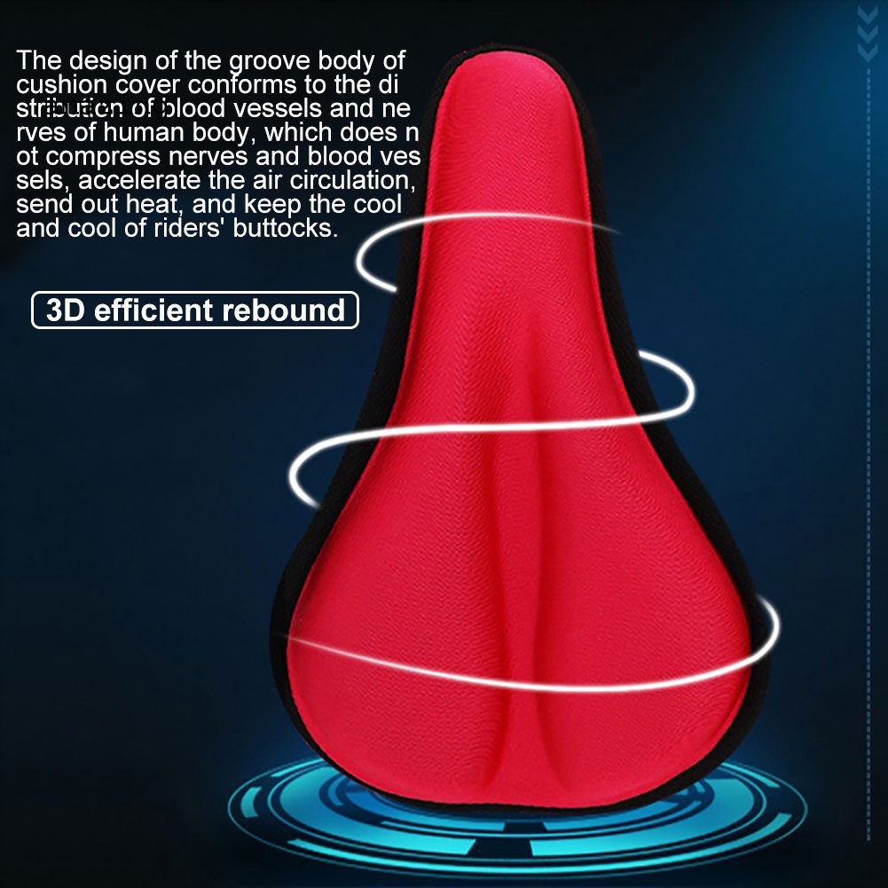 Yên Xe Đạp Địa Hình 3D Bằng Silicone Thoáng Khí