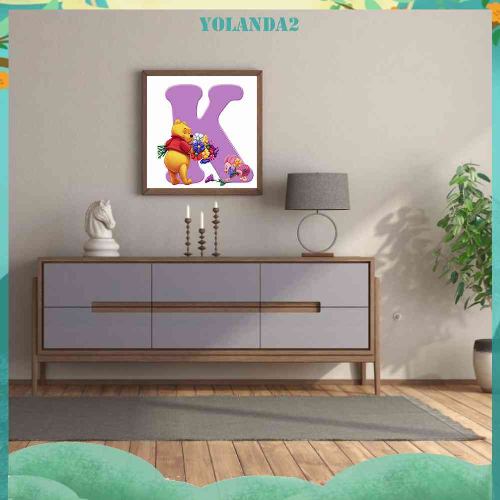 Bộ Tranh Đính Đá 5D Họa Tiết Hoạt Hình Độc Đáo DIY Dùng Trang Trí Nhà Cửa