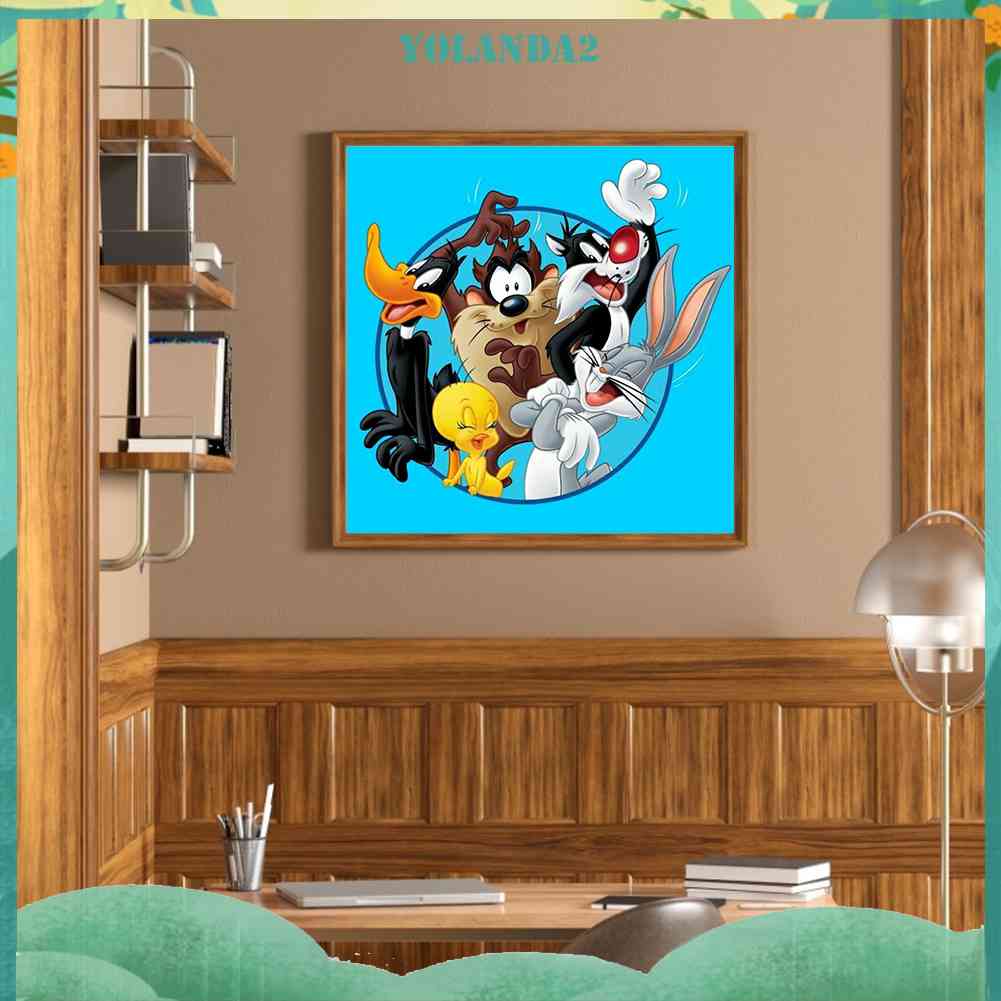 Tranh Đính Đá Kim Cương Toàn Bộ 5D DIY Hình Vẽ Bọ Rùa