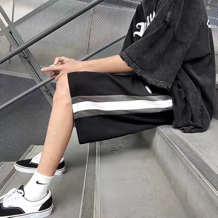 Quần Short Thể Thao Ống Rộng Phong Cách Hàn Quốc Dành Cho Nam