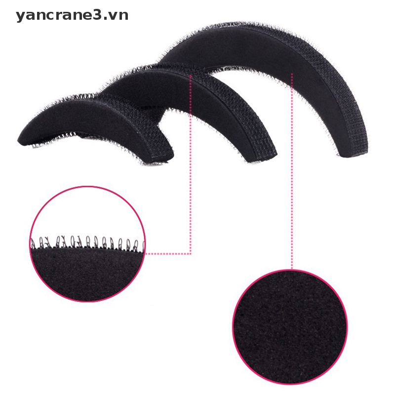 Set 3 Miếng Đệm Làm Dày Tóc Tạo Kiểu Tiện Dụng yancrane3.vn