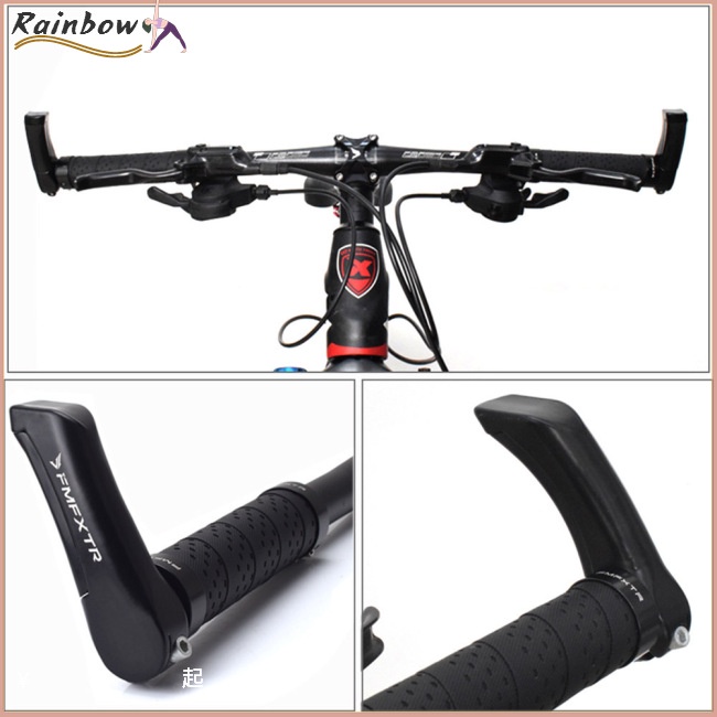 1 Cặp Vỏ Bọc Tay Lái Xe Đạp Bằng Hợp Kim Nhôm Chất Lượng Cao
