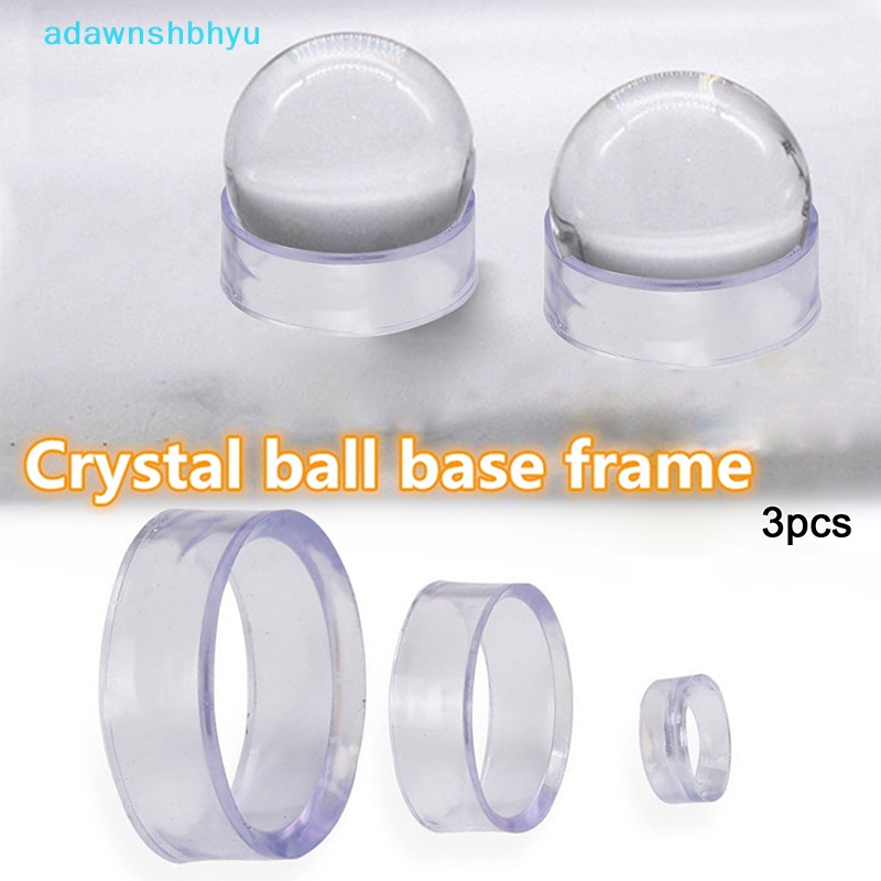 Bộ 3 Giá Đỡ Trưng Bày Bằng Nhựa Acrylic Trong Suốt Hình Cầu