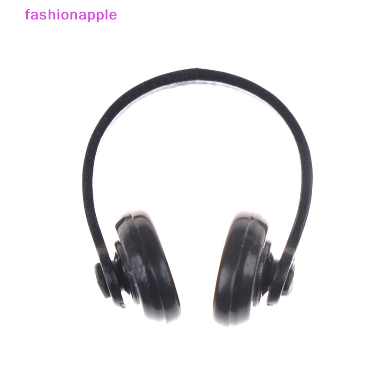 Tai Nghe Màu Đen Tỉ Lệ 1 / 12 Cho Nhà Búp Bê