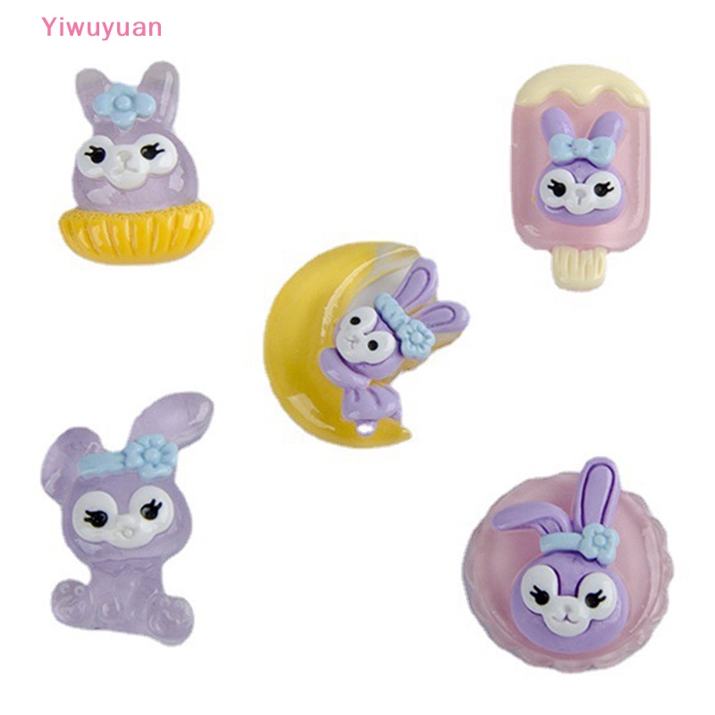 Bộ 10 Kẹp Tóc Hình Thỏ Hoạt Hình Dễ Thương