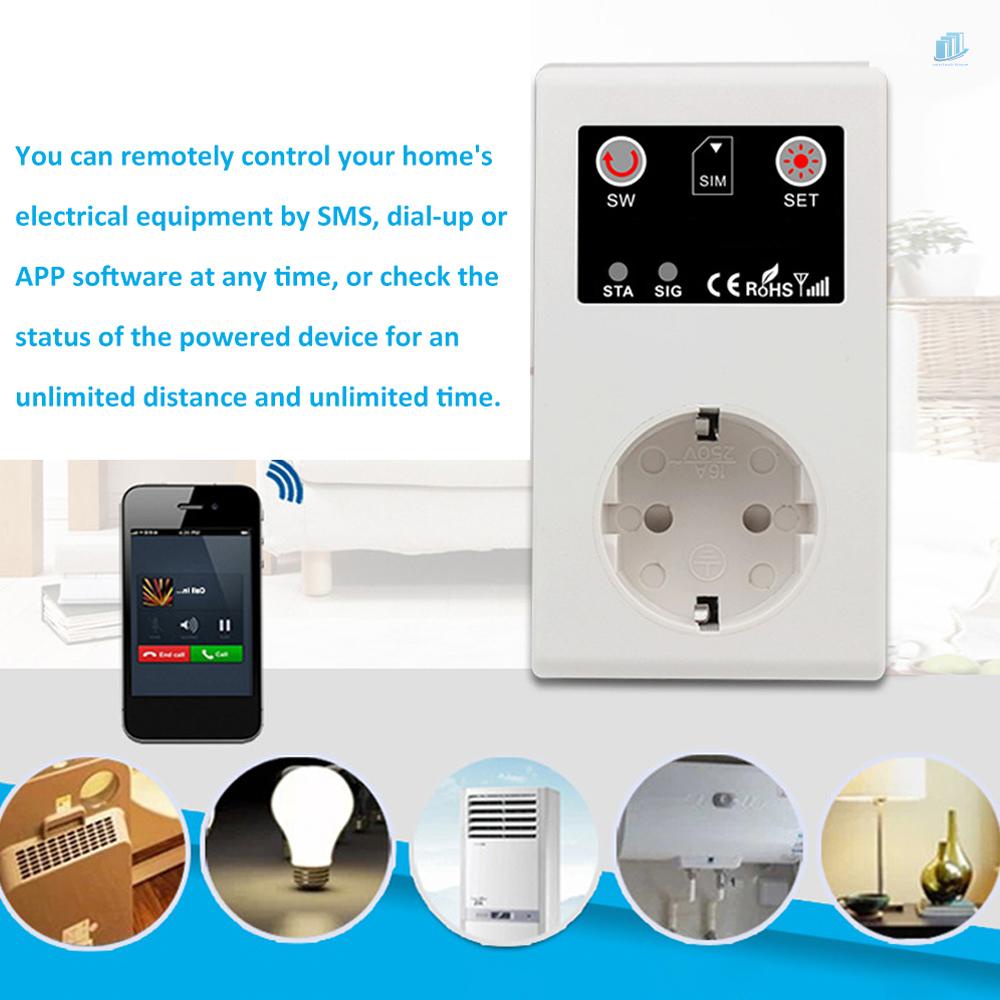Ổ Cắm Điện GSM Thông Minh Điều Khiển Từ Xa Bằng Ứng Dụng Ứng Dụng Điện