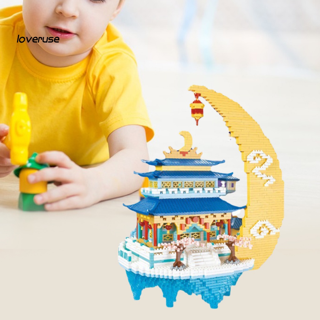 1 Hộp Đồ Chơi Lắp Ráp Mô Hình Kiến Trúc Bằng Nhựa Dễ Thương Dùng Làm Quà Tặng Sinh Nhật