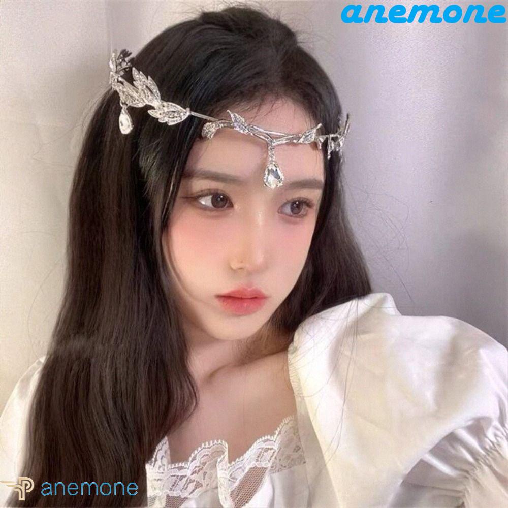 Cài Tóc Hình Giọt Nước Đính Lông Mày Sang Trọng|Vương Miện Cô Dâu Thiết Kế Sang Trọng Cao Cấp