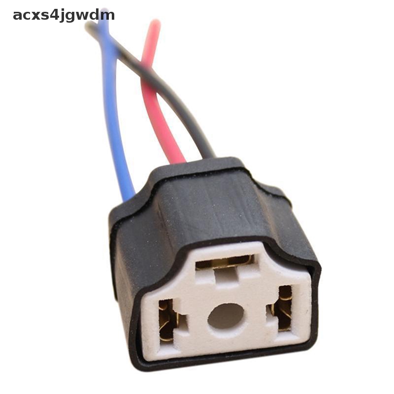 H4 9003 Gốm Dây hệ thống dây điện xe đầu ánh sáng Bóng đèn Đèn khai thác ổ cắm cắm mới