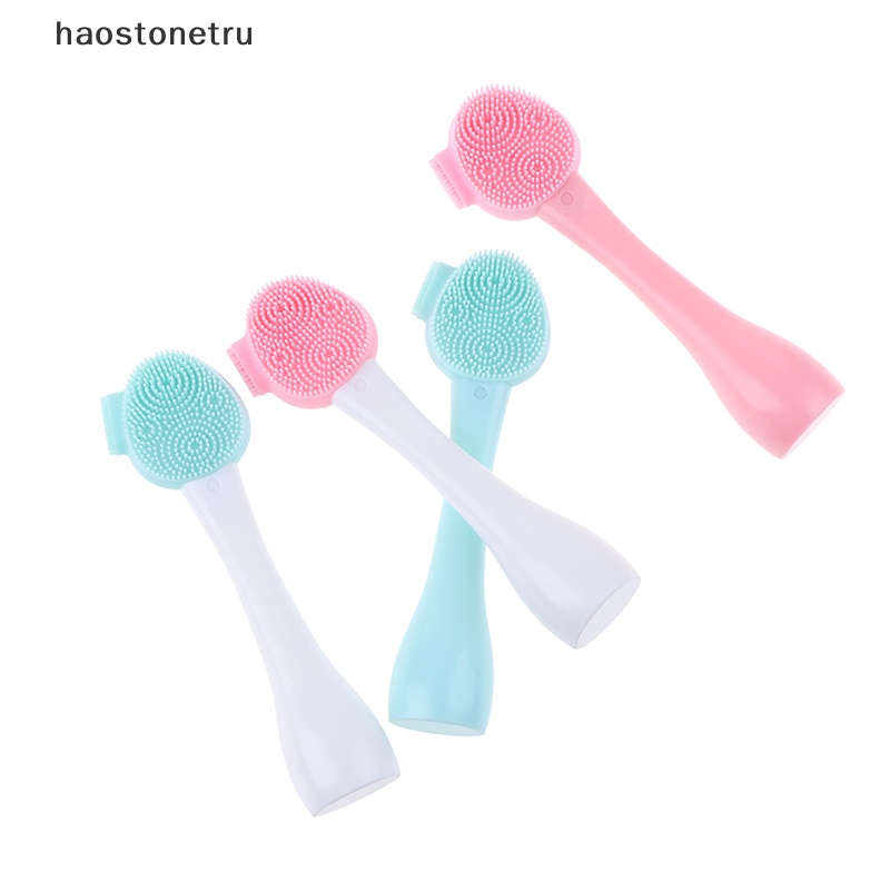 1 Bàn Chải Silicone Rửa Mặt Tẩy Tế Bào Chết Mát Xa Chăm Sóc Da
