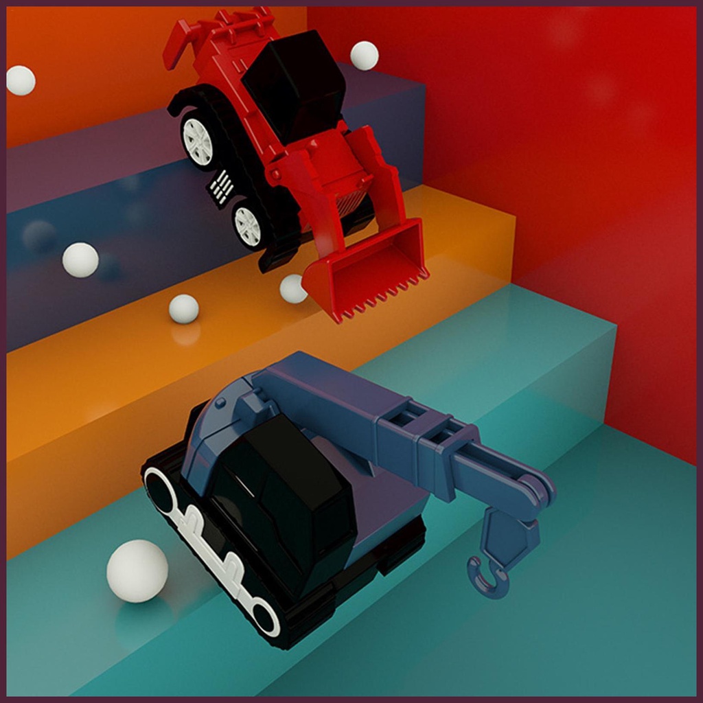 Đồ Chơi Xe Kéo Kích Thước Bỏ Túi Đẩy Và Đi Xe Ma Sát Chạy Bằng Pin Làm Quà Tặng Tiệc Tùng