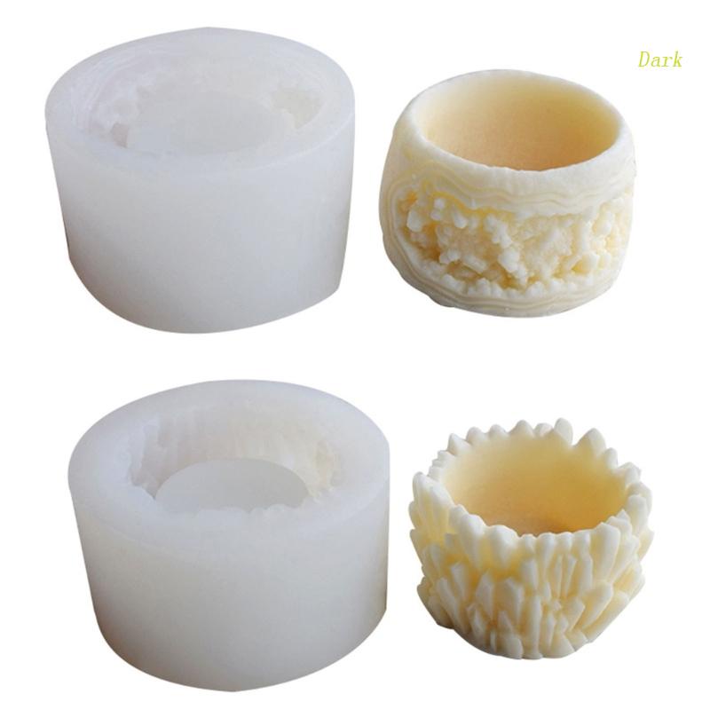 Khuôn Làm Ấm Trà Hình Bông Hoa 3D Màu Tối DIY Dành Cho Nữ