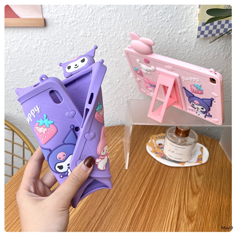 Bao Da Máy Tính Bảng In Hình Kuromi & Melody Thời Trang Cho Ipad 9Th 10.2 2022Ipad 10Th 10.9 Mini 5 Ipad 9.7 Air 4 / 5 Pro 10.5 / 11