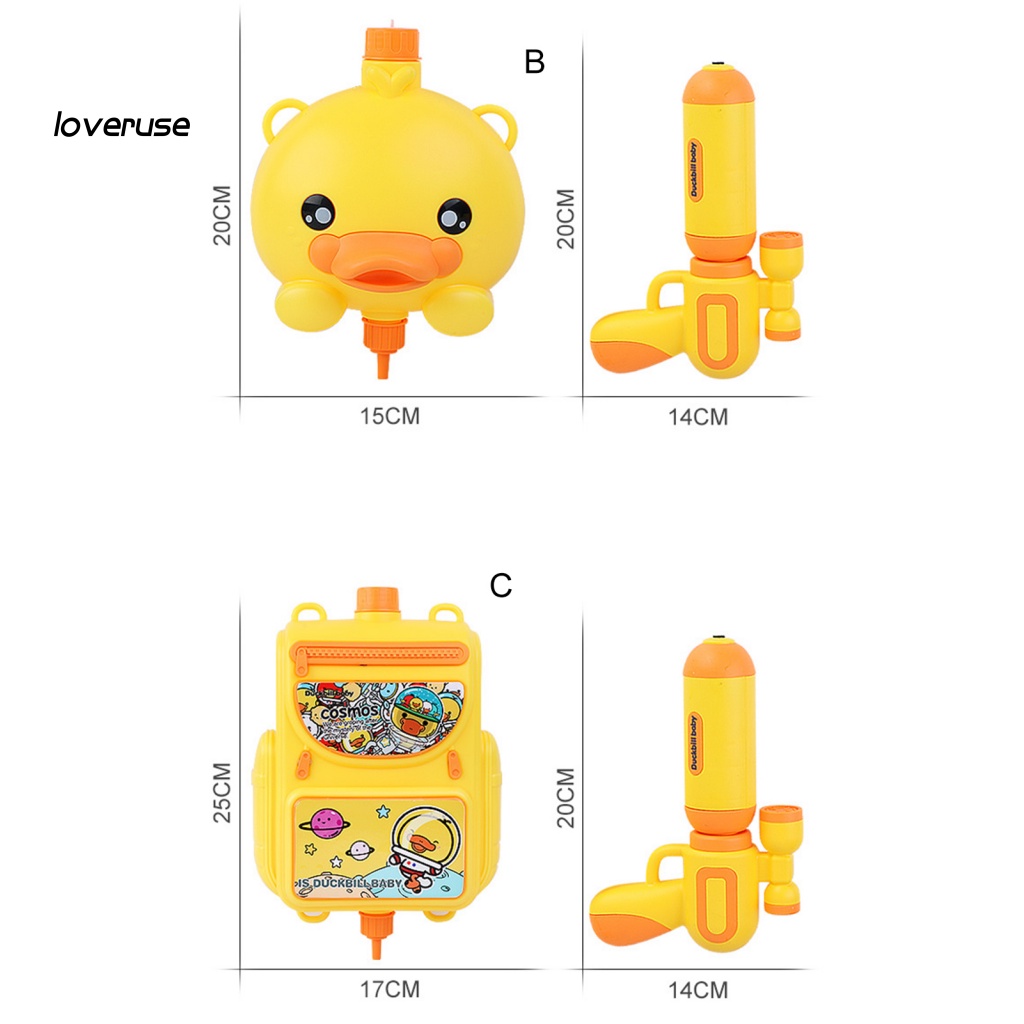/ Lo / Ba Lô Đầy Màu Sắc Hình Vịt Ngâm Nước Cỡ Lớn Thoải Mái Dùng Làm Quà Tặng Sinh Nhật