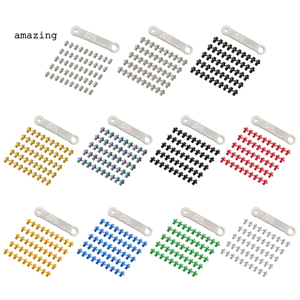 Bộ 50 Ốc Vít Gắn Bàn Đạp Xe Đạp Chống Rỉ Sét Chắc Chắn