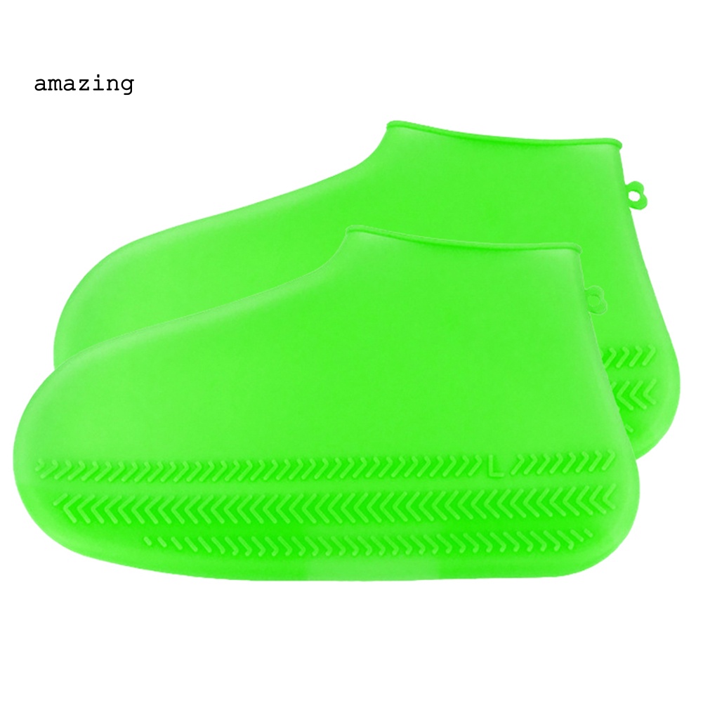 Vỏ Bọc Giày Đi Mưa Bằng Silicon Chống Thấm Nước Có Thể Tái Sử Dụng