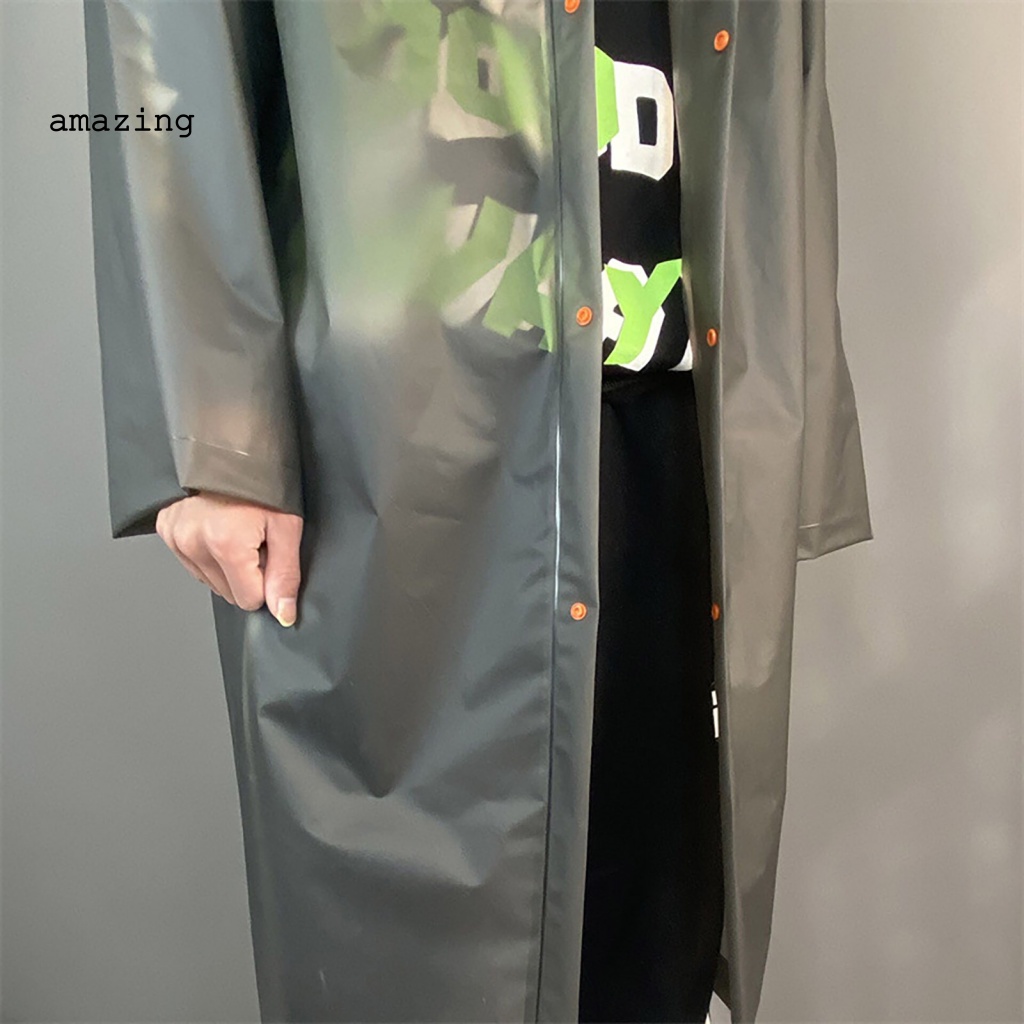 Áo Mưa Dáng Dài Bằng EVA Chống Thấm Nước Tùy Chỉnh Kèm Dây Đeo Tùy Chỉnh Tiện Dụng Mang Theo Cắm