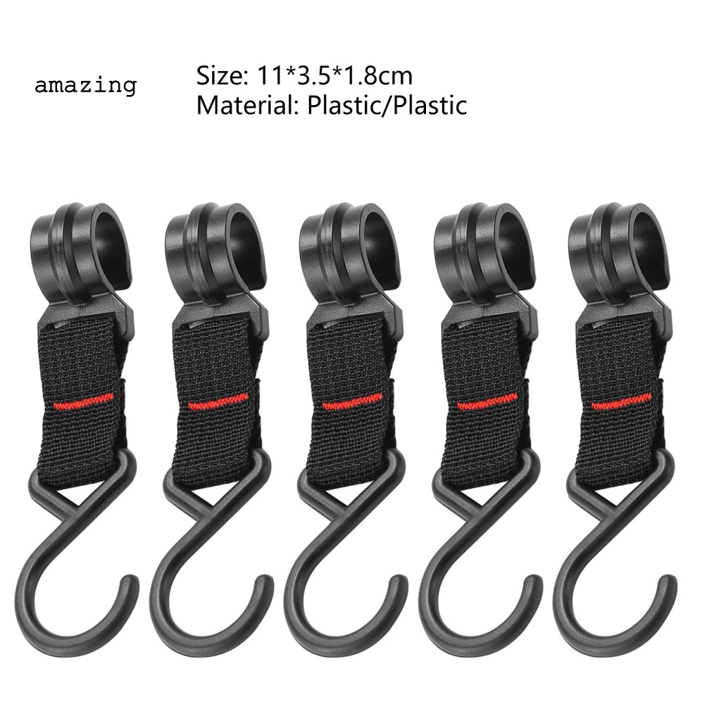 Set 5 / 10 Móc Chữ S Tiện Dụng Mang Theo Du Lịch Cắm Trại