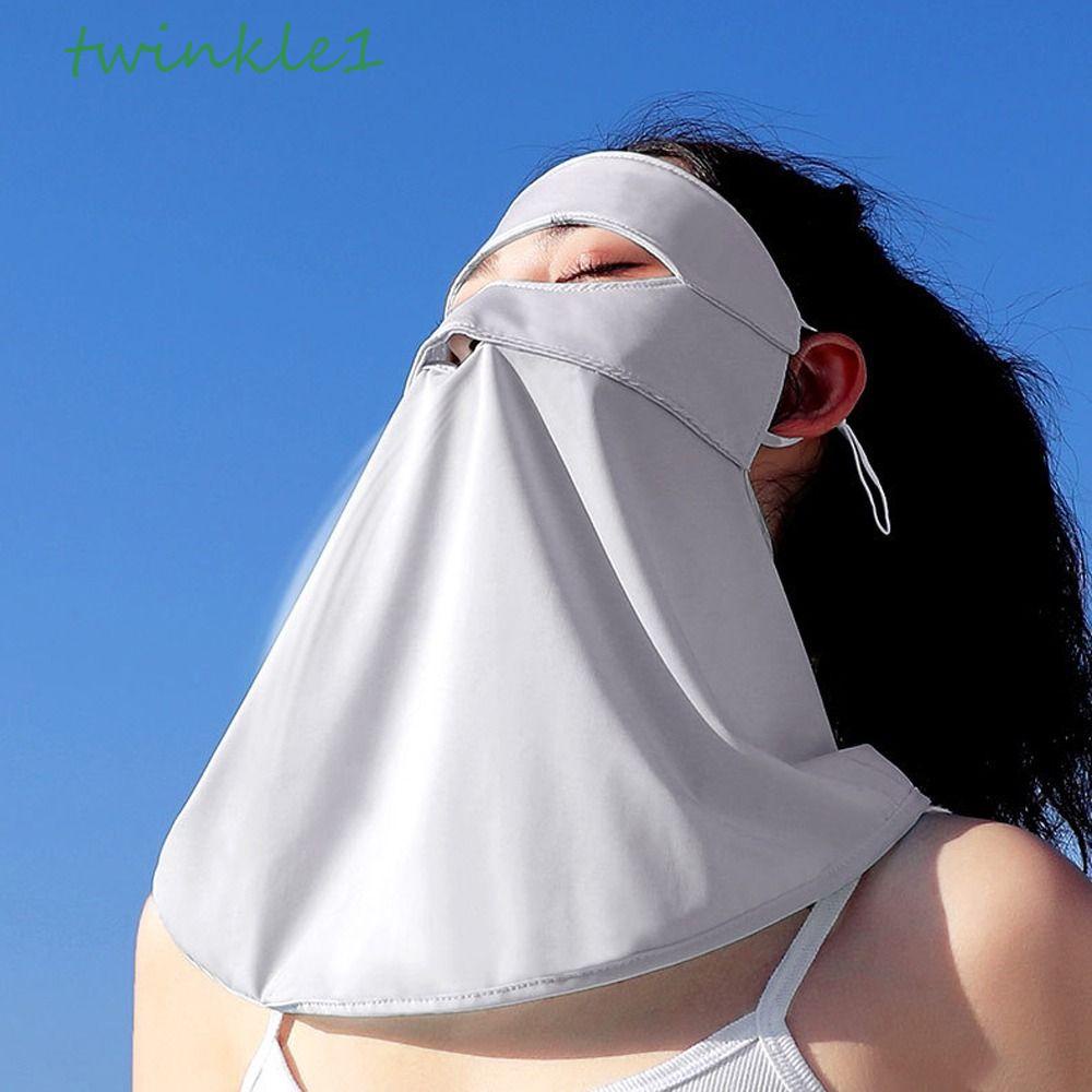 Khẩu Trang Che Cổ Chống Nắng Chống Gió Điều Chỉnh Được Màu Sắc Xinh Xắn