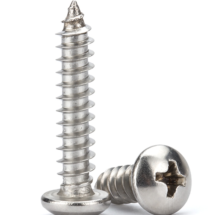 Vít Đầu Tròn Tự Cắt Phillips M4.2-M5-M5.5 Sus304