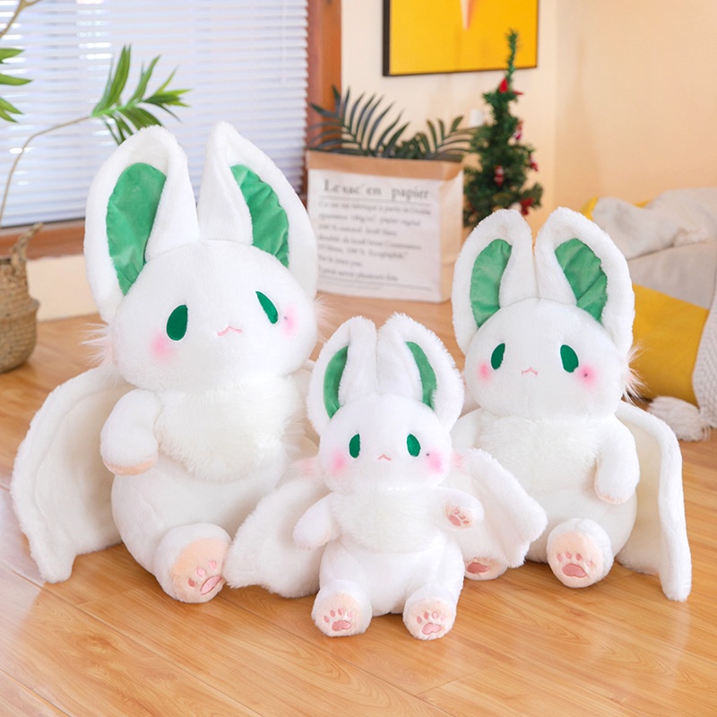 Thú Nhồi Bông Hình Thỏ Trắng Xinh Xắn Đáng Yêu
