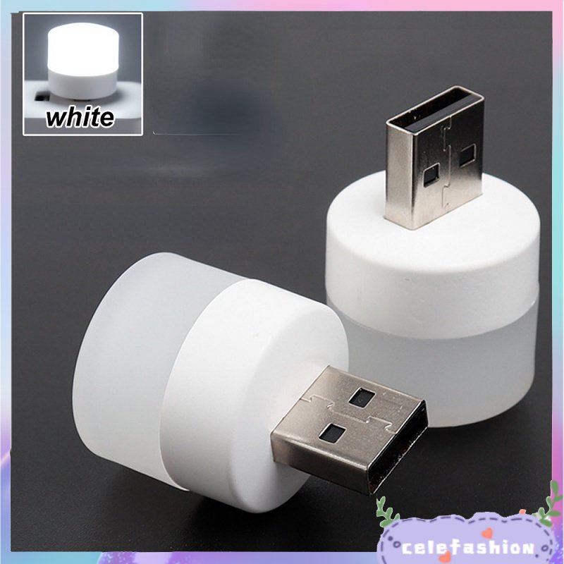 Đèn Led Tròn Nhỏ Cổng Sạc USB Bảo Vệ Mắt Cho Máy Tính Di Động