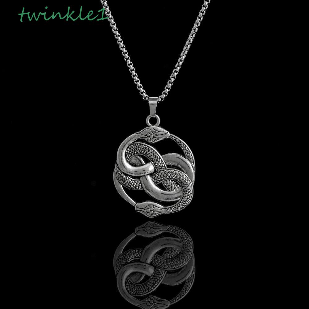 Vòng cổ Mặt Hình Rắn Phong Cách Hip Hop Đường Phố Cá Tính Cho Nam