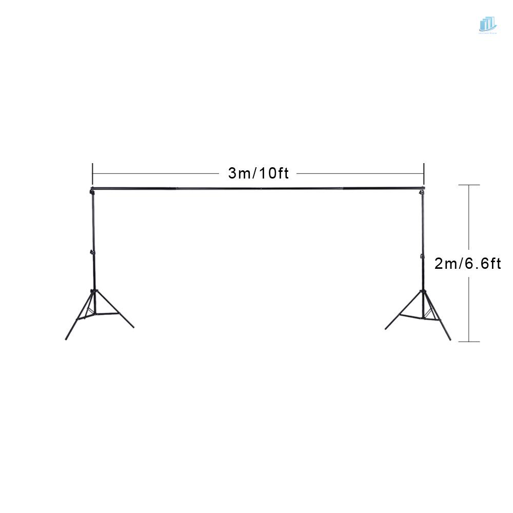 Bộ Khung Nền Chụp Ảnh smartwatchinone 2 * 3m / 6.6 * 9.8ft Có Thể Điều Chỉnh Kèm Hai Kẹp Tiện Dụng