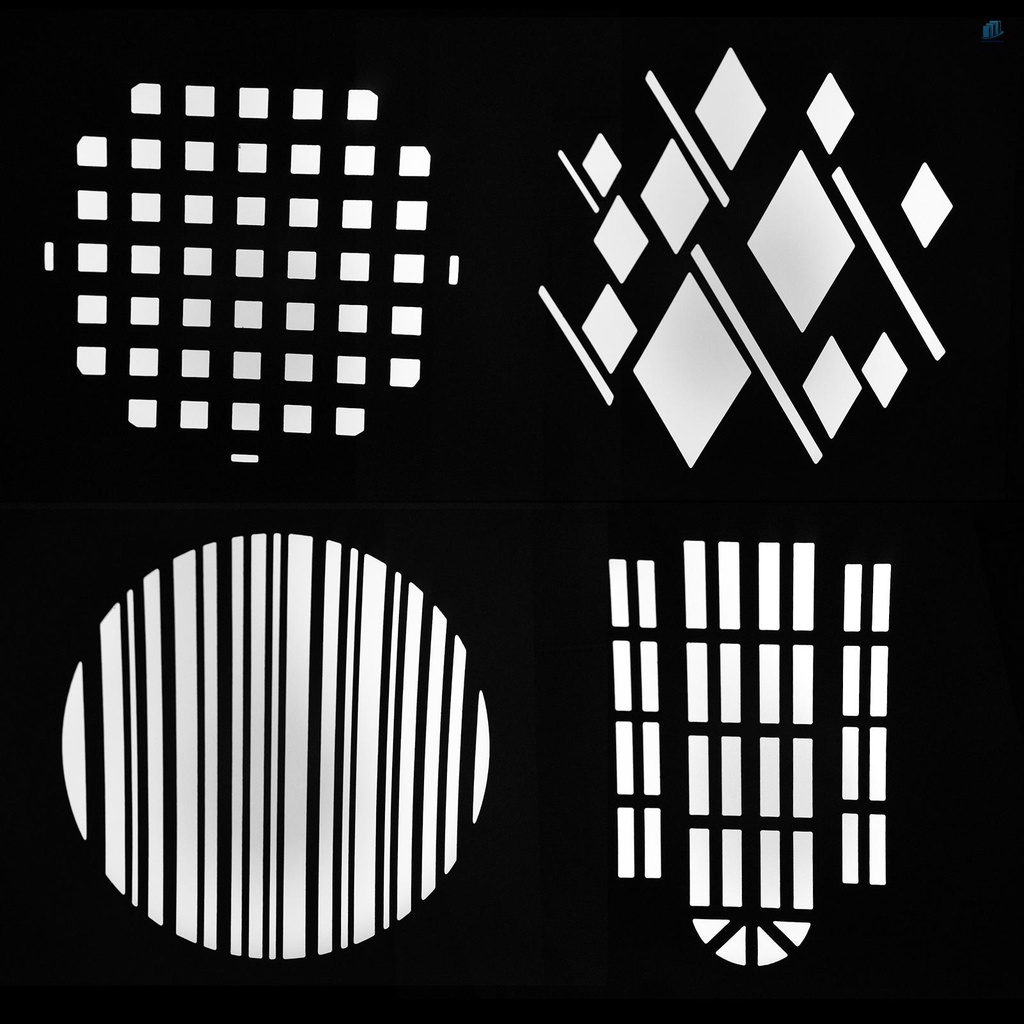 Bộ 8 Thẻ Đồ Họa smartwatchinone Bằng Kim Loại Với Họa Tiết Rỗng Để Chụp Ảnh